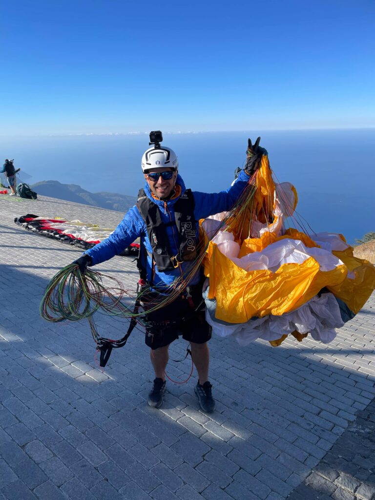 Zbor cu parapanta în tandem